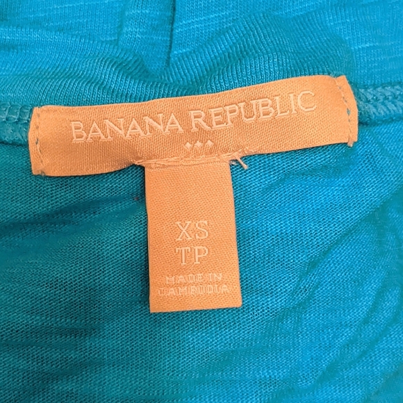 *NEW* Banana Republic Long Sleeve T-Shirt, Blue (size xs, women) - Picture 5 of 7